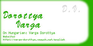 dorottya varga business card